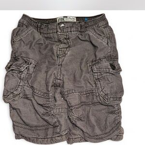 Babys Gray Cargo Shorts